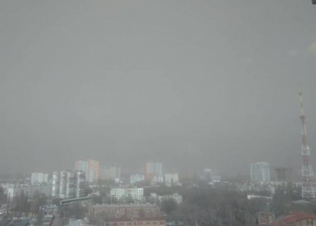 Пыльные бури в Украине